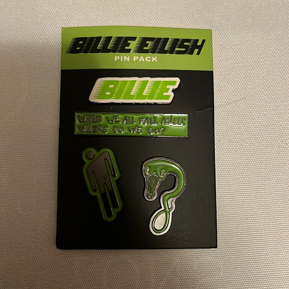 Billie Eilish Merch Pins